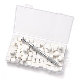 siyuwuro 100Pcs Nail Sponges for Ombre, Soft Nail Sponges with Grabbing Pen, Gradient Nails, Ombre Nail, Blooming Nails, Aura Nails, Nail Art Brush Tools (100Pcs Sponge&Grabbing Pen)