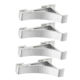 COHEALI 4pcs Refrigerator Shelf Support Clips Durable Hooks for Freezer Display Cabinets Reliable Bracket Clips for Fridge Shelves Easy to Handle Appliance Accessories