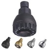 TECHZM High Pressure Shower Head 3 Settings Fixed Showerhead 2.5