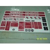Wheel Horse C-120 Automatic Garden Tractor Complete Decal Set