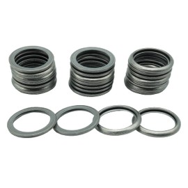 Dsnaduo 25 PCS Stainless Steel M16 Transmission Fluid and Oil Drain Plug Crush Washer Gasket Seal, Replace Subaru Ascent BRZ Crosstrek Forester Impreza Legacy Outback WRX 2010-2022 803916010