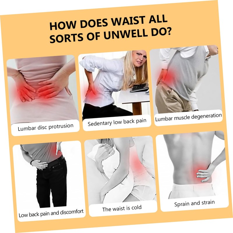 KOMBIUDA Men Women Thermal Plush Waist Warmer Cozy Abdominal Protector