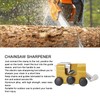 Hand Crank Chainsaw Sharpener Portable Chainsaw Sharpening Jig Tool Kit