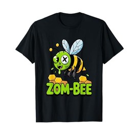 Zom-Bee – Cute Zombie Bee with Honeycomb Drips T-Shirt