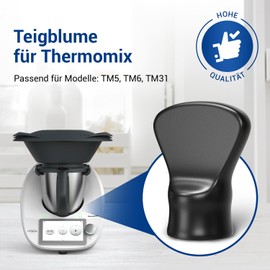 VIOKS Teigblume Rotating Aid Dough Remover Replacement for Vorwerk Dough Flower Thermomix for Thermomix Vorwerk TM5, Thermomix TM6, TM31 Thermomix Food Processor & Thermomix Accessories TM 5,