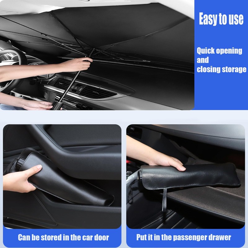 Car Sun Protection Front Screen, Sun Protection for Car, Windshield,
