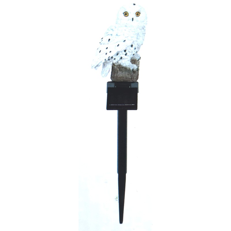 HI 70209 LED Solar Garden Stake Owl