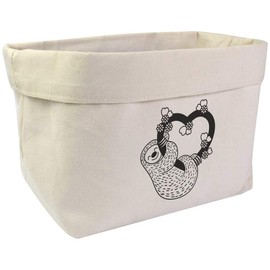 Large 'Sloth Love' Canvas Organiser/Storage Bag (OR00009592)
