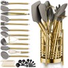 Gold Kitchen Utensils Set, Berglander 38 Pieces Non-stick Silicone Cooking