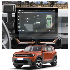 CDEFG Compatible with Dacia Duster 3 III 2024 2025 Navigation Screen Protector 6H Scratch-Resistant 10.1 Inch GPS Screen Protector Navigation Film Duster 2024 Accessories Pack of 2
