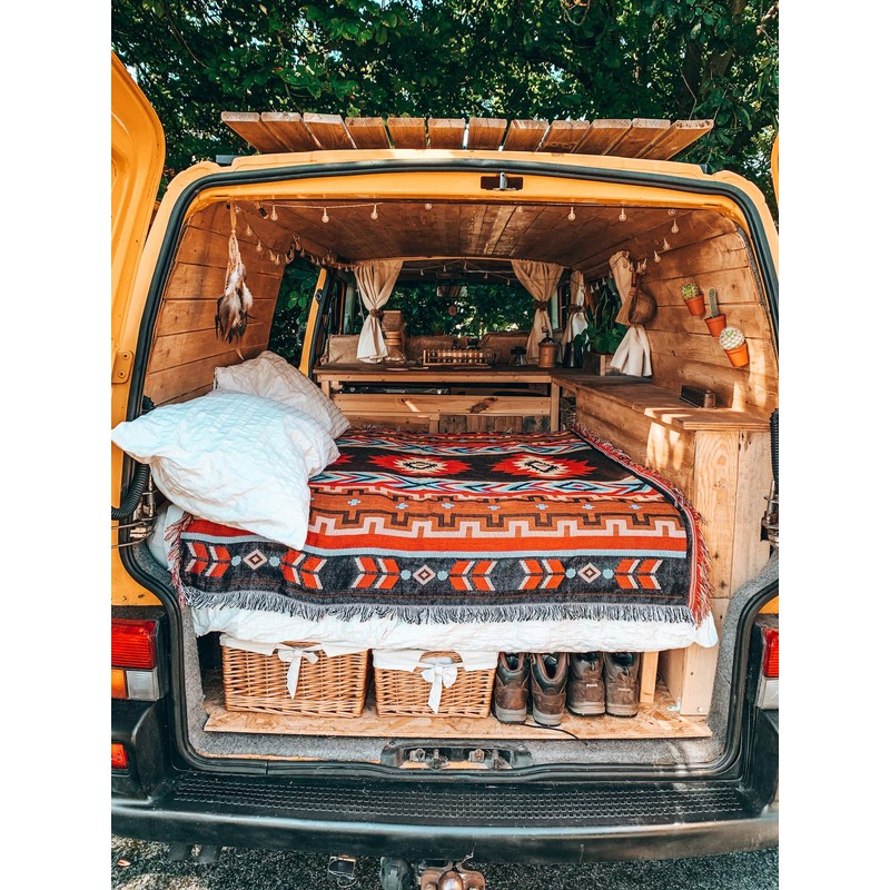 Peel Forest エルパソブランケット マルチカバーメキシカンラグ ネイティブ柄 オルテガ柄 キャンプラグ サドルブランケット 車中泊マット アウトドア