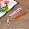 PATIKIL PU Leather Keychain, Key Holder Keyring Strap with Metal