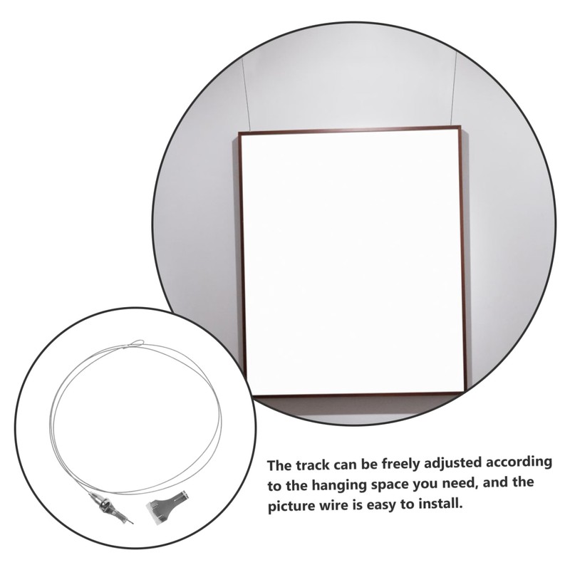 Operitacx Adjustable Picture Hanging Wire Kit 6 Sets of Heavy