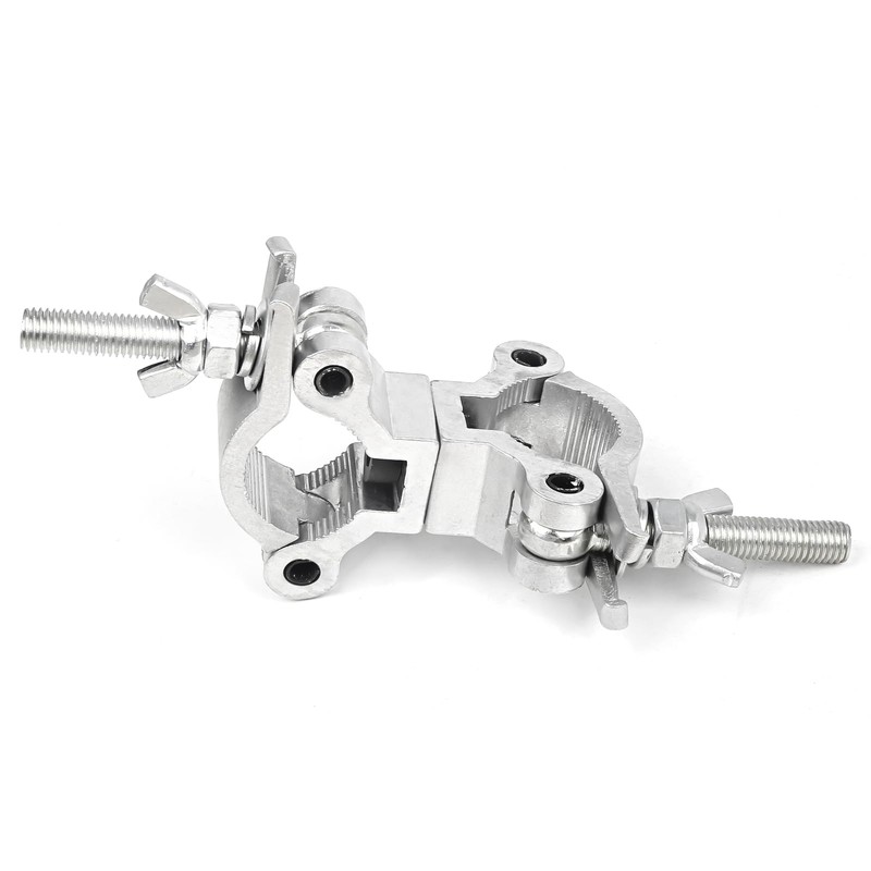 Wecan Stage Light Double Pipe Clamp, 35-45mm Dual Head Truss