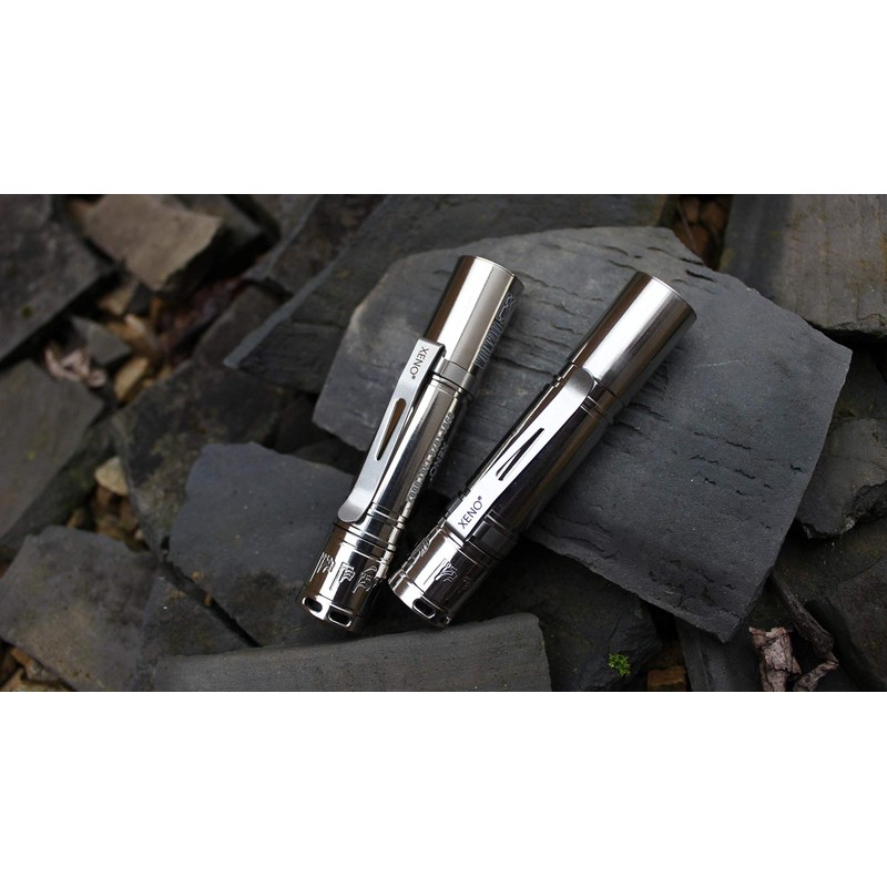Premium Titanium Alloy Version Keychain Cree Led flashlight XENO ES1