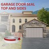 Greymond Garage Door Weather Stripping, 40FT White Garage Door Side