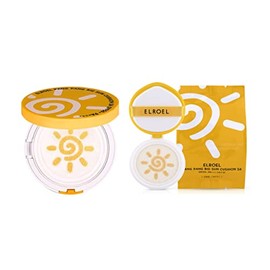 PAE 【ELROEL】 Latest, Season 06 / PANG PANG Big Sun Screen UV Shield Cushion S6 / SPF 50+ PA++++ / 0.9 oz (25g) / Main product 1ea + Refill 1ea