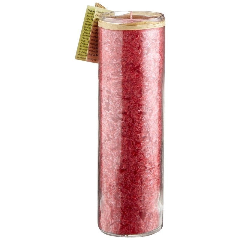 Palm Light Chakra Kerze, Rot