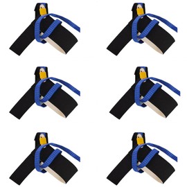 ESD Anti‑Static Strap, Anti Static Foot Heel Straps, 103-106Ω Adjustable Wrist Grounder Band with Fast Opening Clasp for Workshop Grounding, 6 Pieces