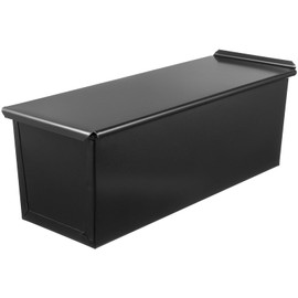 Luxshiny Pullman Loaf Pan with Lid: Non-Stick Bread Toast Box Mold with 5 Holes Design for Homemade Bread - 1.65LB Dough Capacity