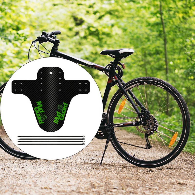 Mud Guard Wear-resistant Mudguard Mountain Accessories Professional Gears , Green