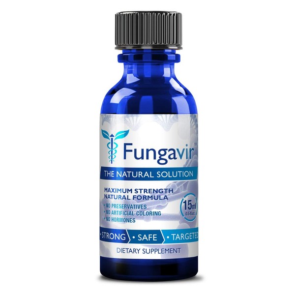 Fungavir - Anti-fungal Nail Treatment, Effective Against Nail Fungus - Toenails & Fingernails Anti-fungal Nail Solution - Stops and Prevents Nail Fungus, 1 Bottle