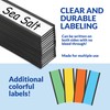 50 Pack "C" Channel Magnetic Label Holders 1x3 with 100
