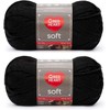 Bulk Buy: Red Heart Soft Yarn (2-pack) (Black)