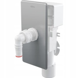 Alcaplast APS3P Flush Mounted Siphon with Air Vent - Chrome
