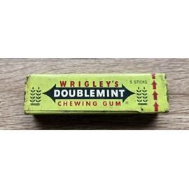 Wrigley’s 1 Vintage 1960s 1970s Pack Of Wrigley’s Doublemint Gum RARE Sealed