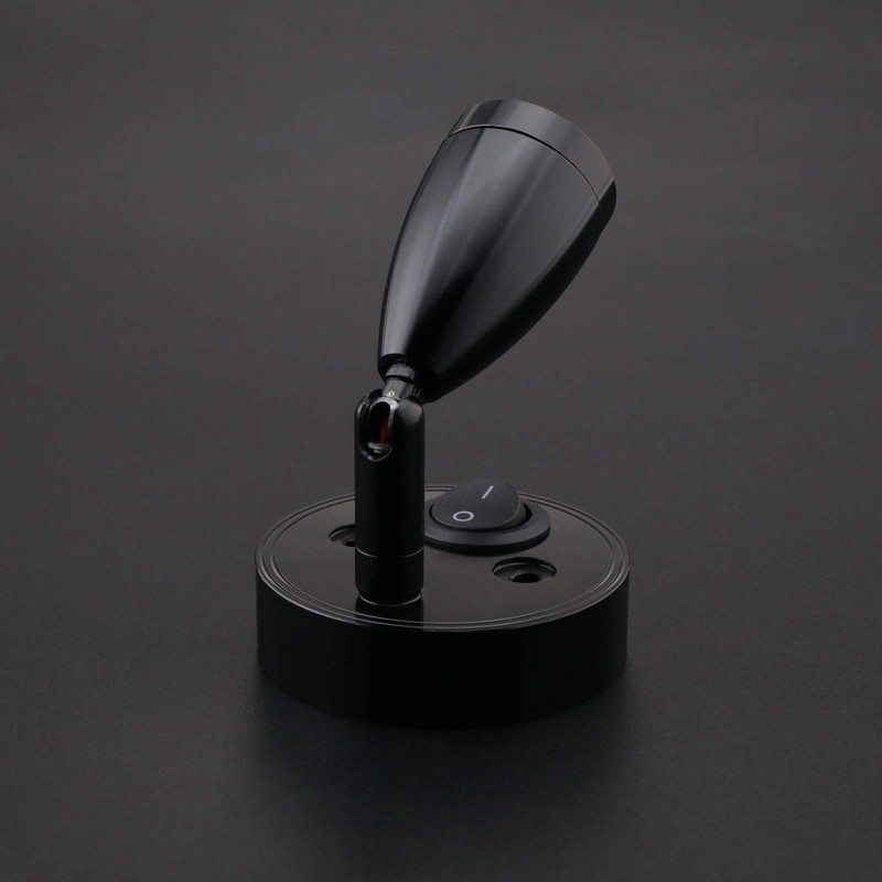 12V 3W LED Interior Spotlight Reading Light Adjustable Switch Warm