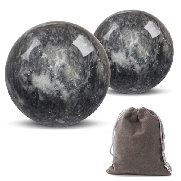 Hmsddan Traditional Chinese Baoding Balls, Marble Health Exercise Stress Relief