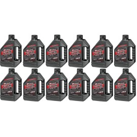 Maxima 12 1qt Quart Bottles Maxima V-Twin 20W-50 Full Synthetic Motorcycle Engine Oil