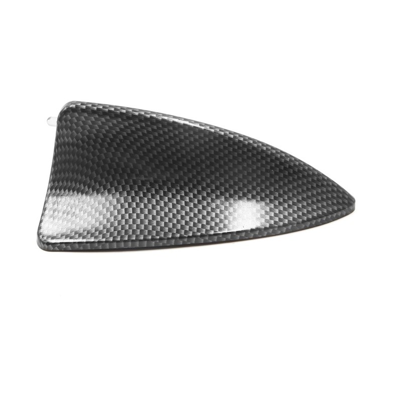 uxcell Carbon Fiber Pattern Shark Fin Shape Adhesive SUV Car