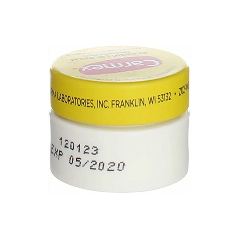 Carmex Classic Lip Balm - Tarro medicado de 0.25 onzas,