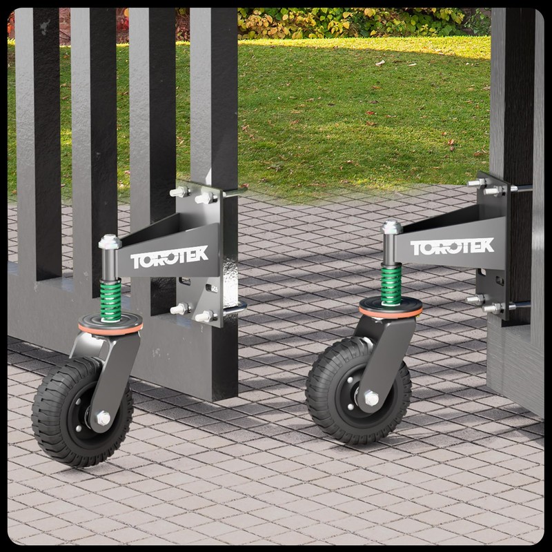 TOROTEK 6" Gate Wheel, Heavy Duty Gate Wheels for Metal