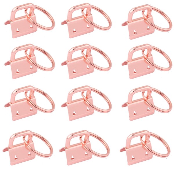 Rainbow Key Fob Hardware Set - 1 inch Key Chain