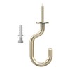 National Hardware N275-524 Modern Ceiling Hook, 3-11/32", Brushed Gold