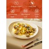 Sweese 11 Inch Porcelain Dinner Plates, Set of 6 -