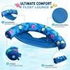Inflatable Floating Recliner for Pool Relaxation – Foldable Mesh Water