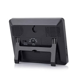 ALFAJR Modern Design Wall and Table Clock (Black)