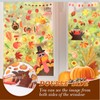 HOWAF 9 Sheet Happy Thanksgiving Decorations Thanksgiving Turkey Pumpkin Window
