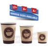 1000 Disposable Paper Cups | Hot Coffee Tea Drinking Cups