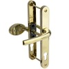 uPVC Door Handle 92mm 62mm Offset Lever Pad 215mm Fixings