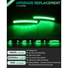 PWOBVZ Dynamic Green LED Side Marker Lights for Chevy Camaro