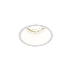 QAZQA - Design smart recessed spotlight, white, including WiFi GU10 - Abt dimmer, dimmable, living room, bedroom, kitchen, aluminium, round, LED suitable GU10