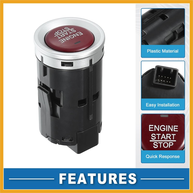 Partuto Push Button Starter Switch No.35881T5HH41 Engine Start Stop Switch