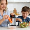 Ourokhome Cheese Grater, Handheld Box Grater with Container & Lid,