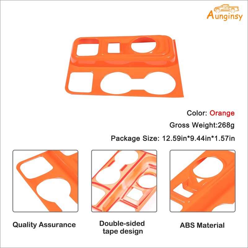 Car Central Control Gear Shift Box Panel Cover Trim Compatible