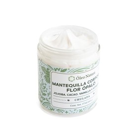 Mantequilla Corporal Flor Ópalo | Crema Ultra Hidratante para Piel Muy Reseca y Embarazadas | Ayuda a Prevenir Estrías y Alivia la Comezón | Ingredien